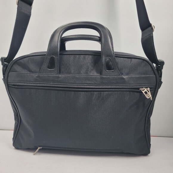 TUMI 2571D Men's Black Laptop Briefcase Shoulder Bag w/ Serial Number Tag - Picture 2 of 12